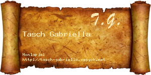 Tasch Gabriella névjegykártya