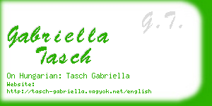 gabriella tasch business card